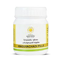 Хингувачади гулика (Hinguvachadi Gulika) - для пищеварительной системы / 50 табл, Kerala Ayurveda